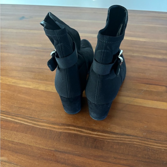 Stuart Weitzman Short Suede Cowboy Boots - Picture 5 of 11